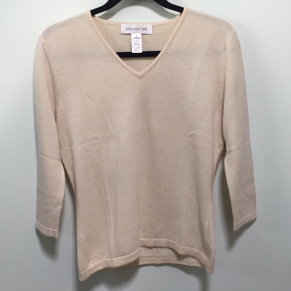 Cream Colored Cashmere Sweater